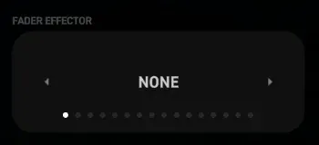 FADER EFFECTOR