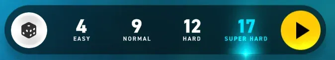 难度选择栏