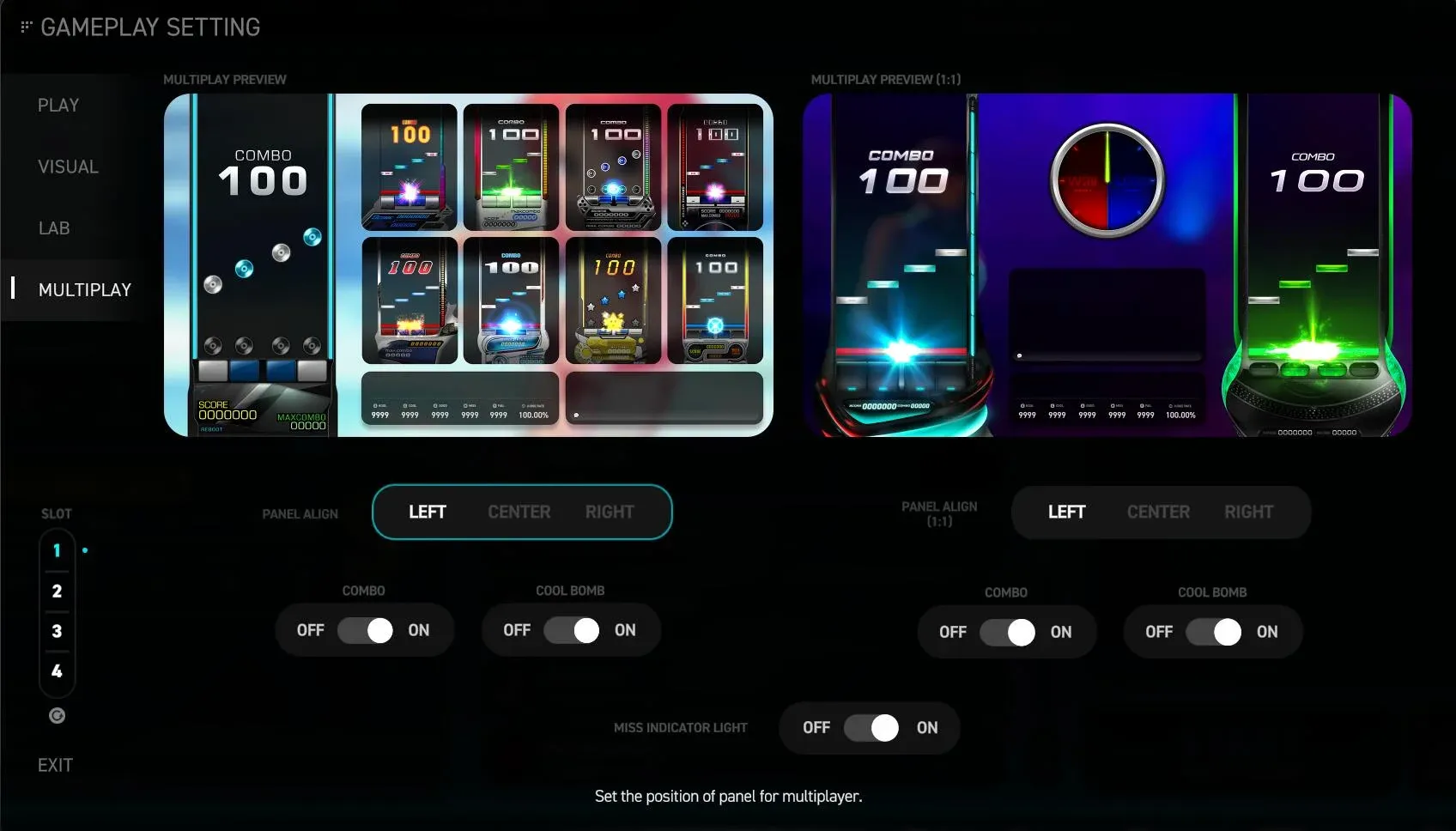 高级参数设置 - MULTIPLAY
